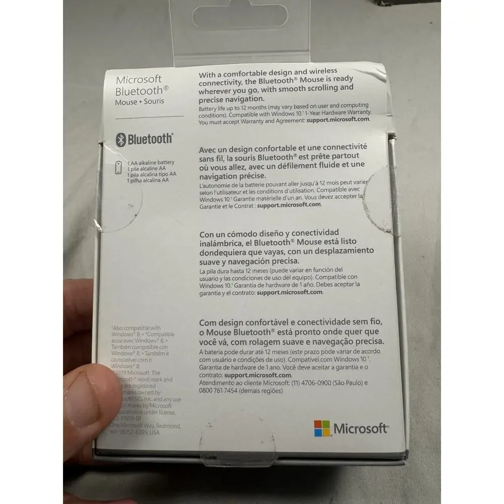 Microsoft Bluetooth Mouse Camo Green Wireless Mouse NIB Windows Compatible